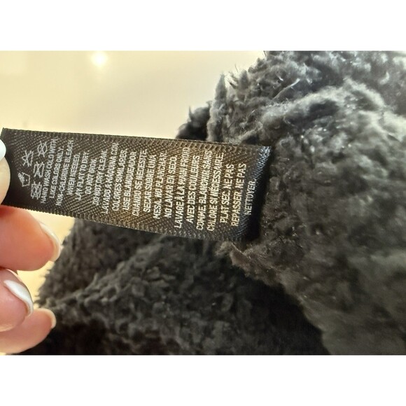 Everlane The Cozy Stretch Ribbed Crop Tank Top Black 2X/3X NWT Wool Blend - Picture 8 of 8